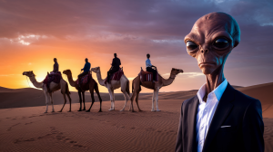 E. T. a karavana velbloudů