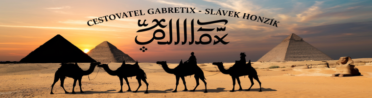 Cestovatel Gabretix - Slávek Honzík, karavana velbloudů